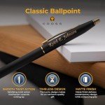 Engraved Cross Classic Century Black & Gold Pen