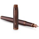 PARKER IM Burgundy Monochrome Fountain Pen Gift Set
