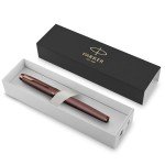 PARKER IM Burgundy Monochrome Fountain Pen Gift Set