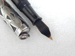 Vintage Waterman 452 1/2 V Silver Filigree Fountain Pen