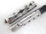 Vintage Waterman 452 1/2 V Silver Filigree Fountain Pen