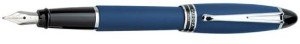 Aurora Ipsilon Satin Blue Fountain Pen - Extra Fine