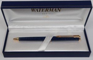 Waterman Executive Blue & Gold Ballpoint Pen