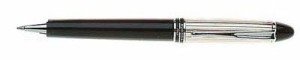 Aurora Ipsilon Silver & Black Ballpoint Pen