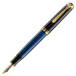 Pelican M800 Suverane Blue Stripe Fountain Pen
