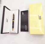 Mont Blanc Meisterstück Vintage Black Gold Accent Pen