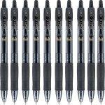 Pilot G2 Fine Point Black Gel Ink Pens, 10 Count