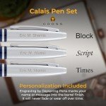 Personalized Cross Calais Double Ballpoint Pen Set