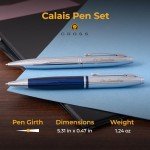 Personalized Cross Calais Double Ballpoint Pen Set