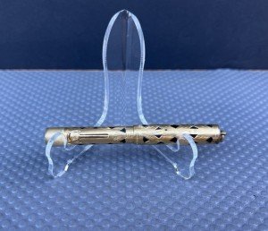Waterman's Vintage Gold Plated Filigree Fountain Pen