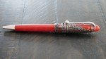 Aurora Firenze Florence Red Art Ballpoint Pen