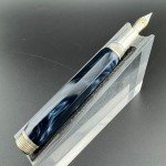 Montegrappa Micra Navy Blue Fountain Pen, 18K Nib