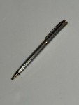 Waterman Sterling Silver Ballpoint Pen with Gold Trim