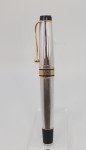 Aurora Optima Riglessi Sterling Silver Fountain Pen