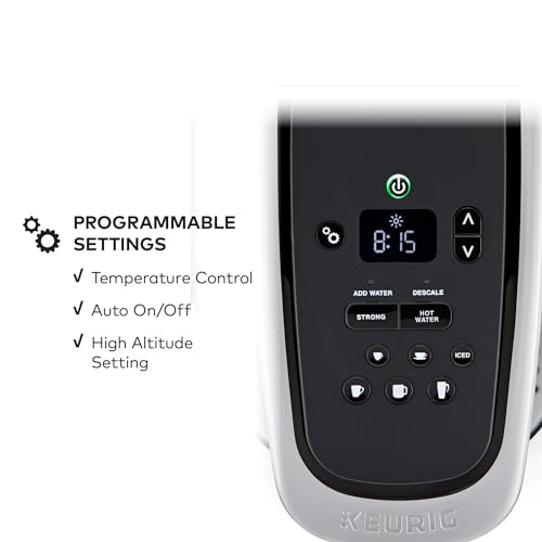 Keurig K-Elite Single-Serve Coffee Maker, Brushed Silver