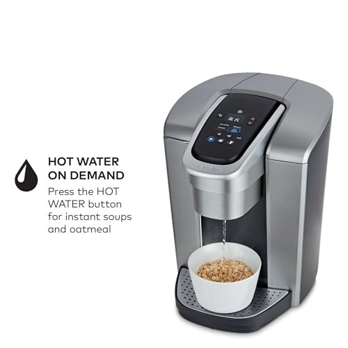 Keurig K-Elite Single-Serve Coffee Maker, Brushed Silver