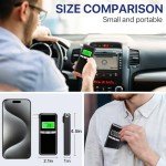 Breathalyzer,Upgrade Professional-Grade Accuracy Alcohol Tester with Digital Blue LCD Display for Home or Party Use with 10 Mouthpieces