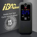 iBACheck High-Accuracy Breathalyzer with 10 Mouthpieces
