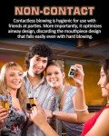 Mini Keychain No-Contact Alcohol Breathalyzer - Accurate & Portable