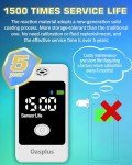 Mini Keychain No-Contact Alcohol Breathalyzer - Accurate & Portable