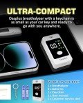 Mini Keychain No-Contact Alcohol Breathalyzer - Accurate & Portable