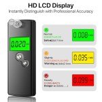 High-Accuracy Professional Alcohol Breathalyzer with 10 Mouthpieces