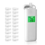 Portable Professional Breathalyzer with 20 Mouthpieces
