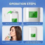 Portable Professional Breathalyzer with 20 Mouthpieces