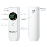 High Accuracy Ketone Breath Analyzer with 10 Mouthpieces