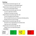 High Accuracy Ketone Breath Analyzer with 10 Mouthpieces