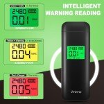 Vminno Rechargeable Personal Breathalyzer with Memory