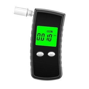 LCD Alcohol Breathalyzer with 10 Mouthpieces