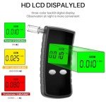 LCD Alcohol Breathalyzer with 10 Mouthpieces
