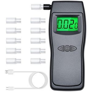 BELLADDY USB Rechargeable Alcohol Breathalyzer Kit