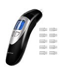 Keto Breath Analyzer with 10 Mouthpieces (Black)