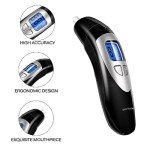 Keto Breath Analyzer with 10 Mouthpieces (Black)