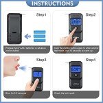 VPOW Alcohol Breathalyzer with Digital LCD Display