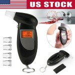 Digital LCD Breathalyzer with Alcohol Level Tester
