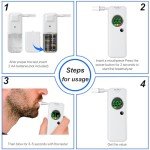 High-Accuracy Personal Breathalyzer with 10 Mouthpieces