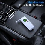 High-Accuracy Personal Breathalyzer with 10 Mouthpieces