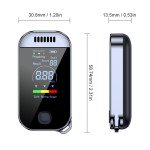 Digital LCD Alcohol Breathalyzer - 0.000-0.199% BAC