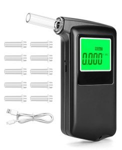 High Accuracy Portable USB Rechargeable Breathalyzer