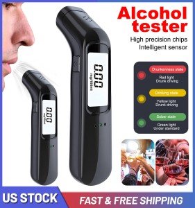 Portable Digital Alcohol Breathalyzer Tester