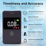 Bluetooth Breathalyzer with Digital LCD Display