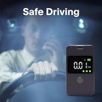 Bluetooth Breathalyzer with Digital LCD Display