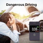 Bluetooth Breathalyzer with Digital LCD Display