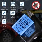 Digital Breathalyzer with 12 Mouthpieces & LCD Display