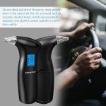 Digital Breathalyzer with 12 Mouthpieces & LCD Display