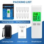 Figollty Professional Alcohol Breathalyzer with Memory