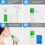 Figollty Professional Alcohol Breathalyzer with Memory